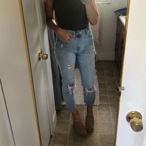 Willow & Root High Rise Mom Jean